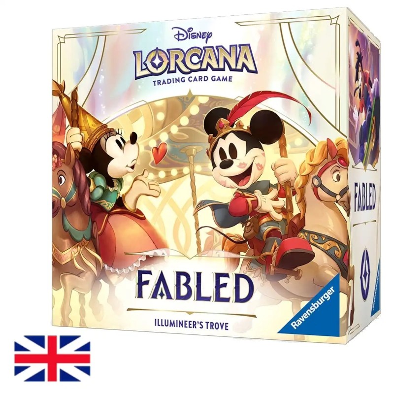 Disney Lorcana Set 9 Fabled – Illumineer’s Trove en inglés Disney Lorcana Set 9 Fabled – Illumineer’s Trove en inglés