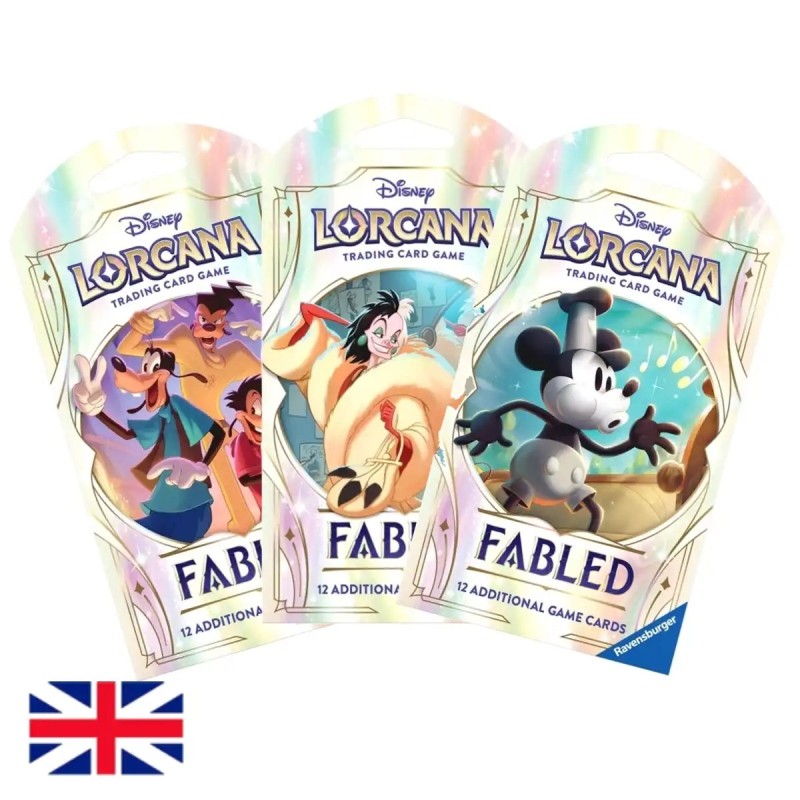 Set 9: Fabled – Sobres Booster INGLÉS Lorcana Set 9: Fabled – Sobres Booster INGLÉS Lorcana