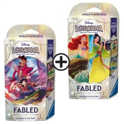 Fabled Starter Deck Pack Emerald-Ruby & Amber-Sapphire ENGLISH – Disne
