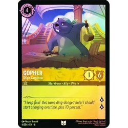 Carta Foil Gopher - Ship's Carpenter | Disney Lorcana #004/204·EN·6