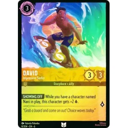 Carta Foil David - Impressive Surfer | Disney Lorcana #008/204·EN·6