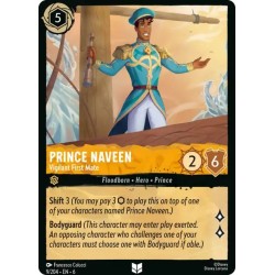 Carta Prince Naveen - Vigilant First Mate Disney Lorcana #009/204·EN·6