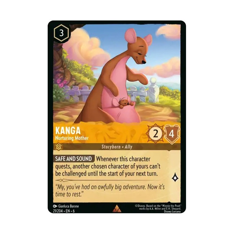 Carta Kanga - Nurturing Mother | Disney Lorcana #021/204·EN·6 Carta Kanga - Nurturing Mother | Disney Lorcana #021/204·EN·6