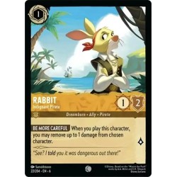 Carta Rabbit - Indignant Pirate | Disney Lorcana #022/204·EN·6