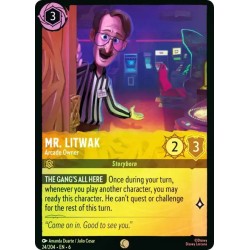 Carta Foil Mr. Litwak - Arcade Owner | Disney Lorcana #024/204·EN·6
