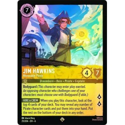 Carta Foil Jim Hawkins - Honorable Pirate Disney Lorcana #025/204·EN·6