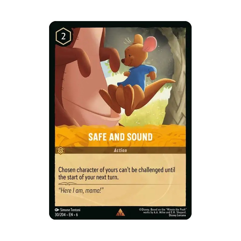 Carta Safe and Sound | Disney Lorcana #030/204·EN·6 Carta Safe and Sound | Disney Lorcana #030/204·EN·6