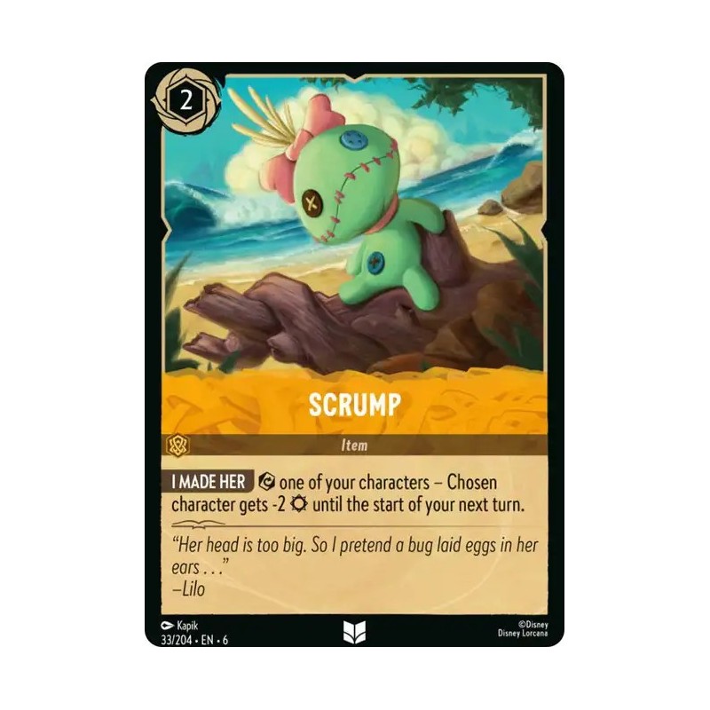 Carta Scrump | Disney Lorcana #033/204·EN·6 Carta Scrump | Disney Lorcana #033/204·EN·6