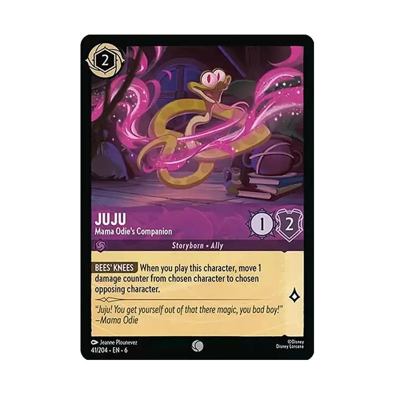 Carta Juju - Mama Odie's Companion | Disney Lorcana #041/204·EN·6 Carta Juju - Mama Odie's Companion | Disney Lorcana #041/204·EN·6