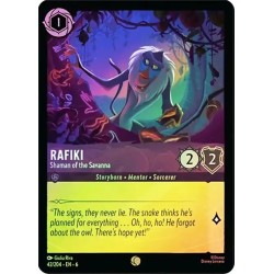 Carta Foil Rafiki - Shaman of the Savanna Disney Lorcana #042/204·EN·6