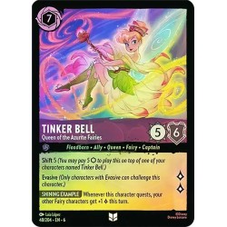 Carta Foil Tinker Bell - Queen of the Azurite Fairies | #048/204·EN·6
