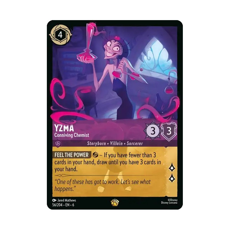 Carta Yzma - Conniving Chemist | Disney Lorcana #056/204·EN·6 Carta Yzma - Conniving Chemist | Disney Lorcana #056/204·EN·6