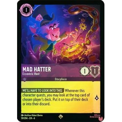 Carta Foil Mad Hatter - Eccentric Host | Disney Lorcana #059/204·EN·6