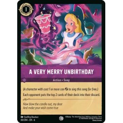 Carta A Very Merry Unbirthday | Disney Lorcana #060/204·EN·6