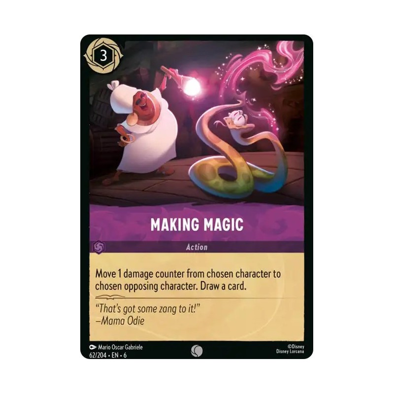 Carta Making Magic | Disney Lorcana #062/204·EN·6 Carta Making Magic | Disney Lorcana #062/204·EN·6