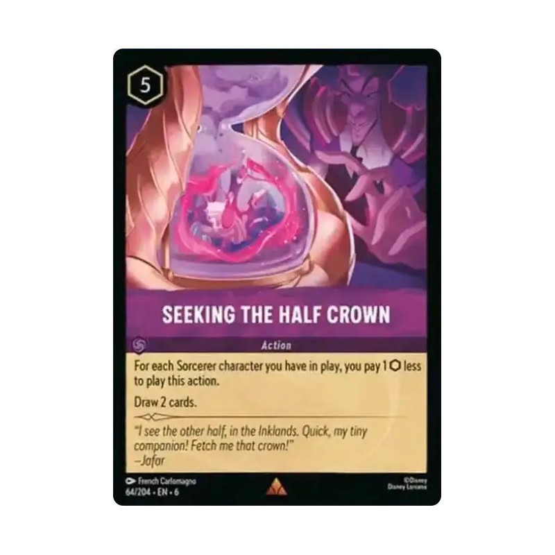 Carta Seeking the Half Crown | Disney Lorcana #064/204·EN·6 Carta Seeking the Half Crown | Disney Lorcana #064/204·EN·6