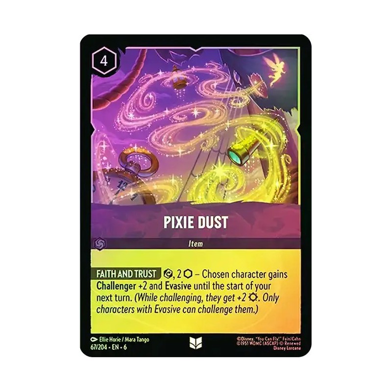 Carta Foil Pixie Dust | Disney Lorcana #067/204·EN·6 Carta Foil Pixie Dust | Disney Lorcana #067/204·EN·6