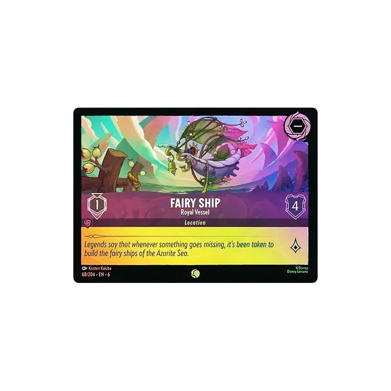 Carta Foil Fairy Ship - Royal Vessel | Disney Lorcana #068/204·EN·6