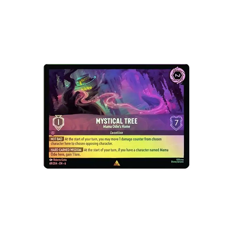 Carta Foil Mystical Tree - Mama Odie's Home | Lorcana #069/204·EN·6 Carta Foil Mystical Tree - Mama Odie's Home | Lorcana #069/204·EN·6