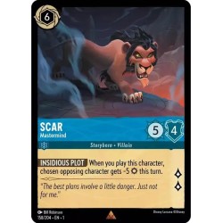 Carta Scar - Mastermind | Disney Lorcana #158/204·EN·1
